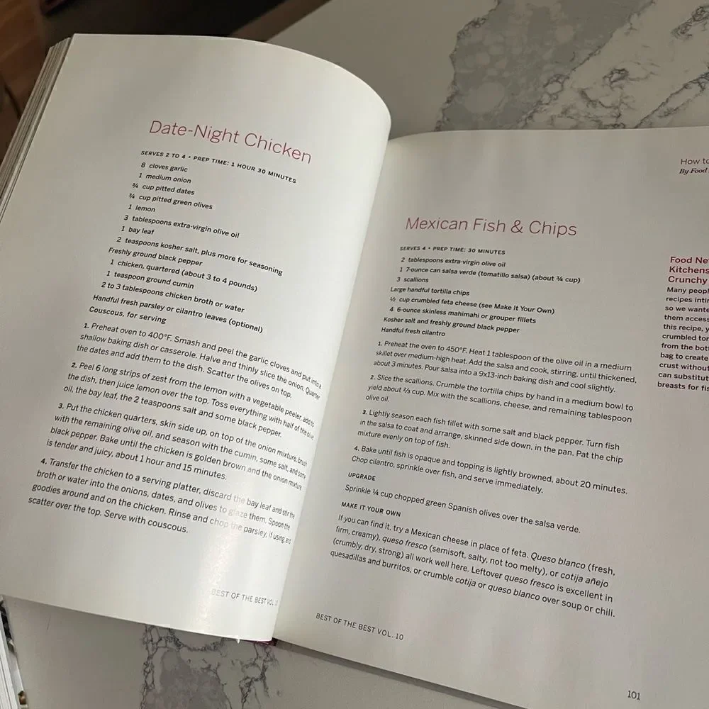 Food & Wine Best of the Best Cookbook Vol 10